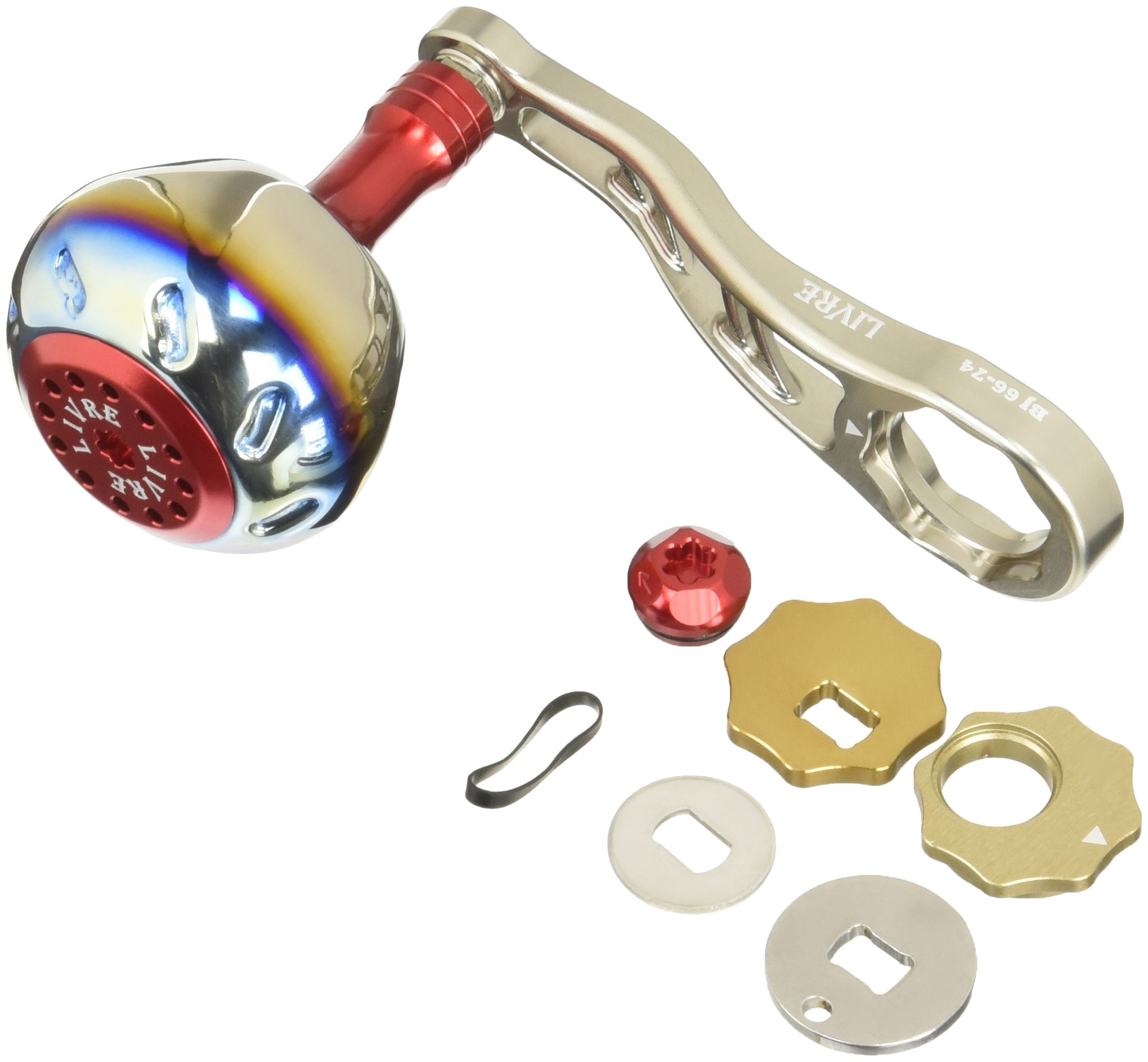 Amazon | LIVRE(リブレ) リール BJ 66-74 シマノ&ダイワ右巻キ (チタン